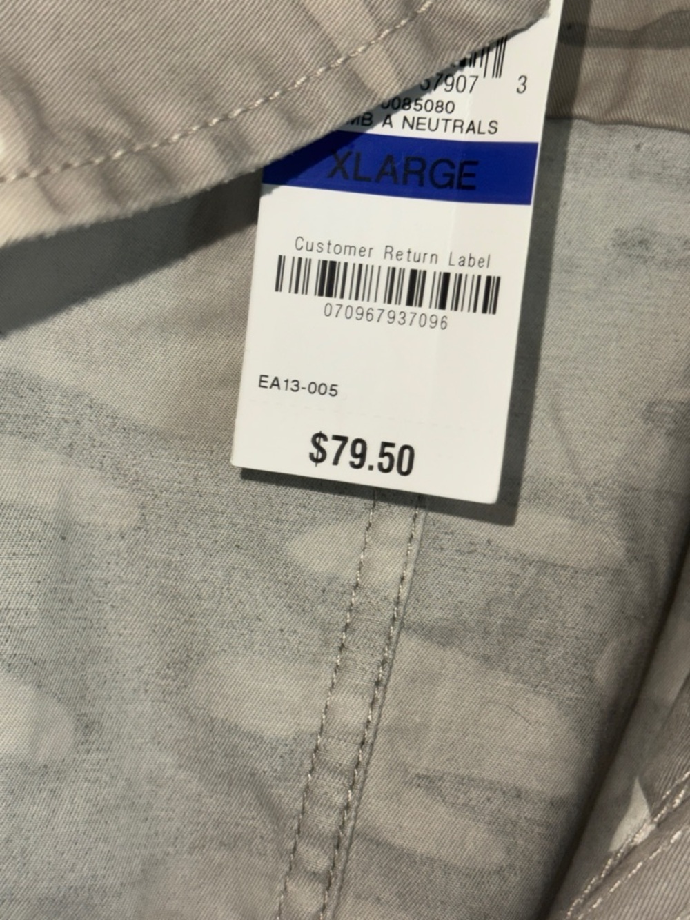 Style & Company Lightweight Camo Jacket - Beige - Picture 10 of 11